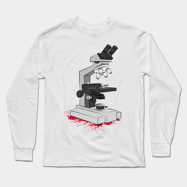 microscope Long Sleeve T-Shirt by berwies